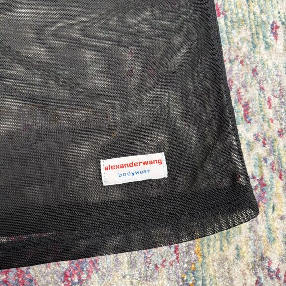 Alexander Wang Bodywear Mesh Tee - Picture 2 of 4